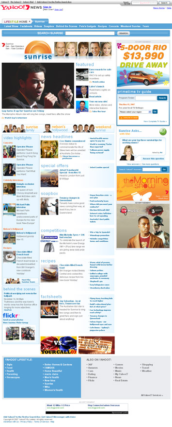 Yahoo!7 Sunrise